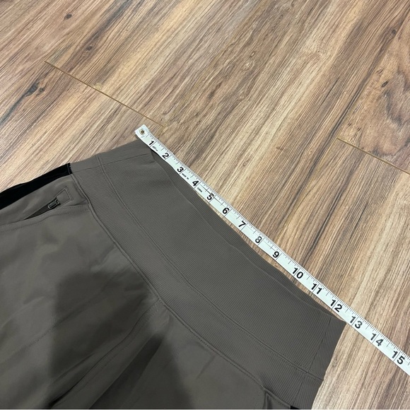 Athleta Venice Velvet Stripe Jogger Pant Coffee House - Picture 7 of 9